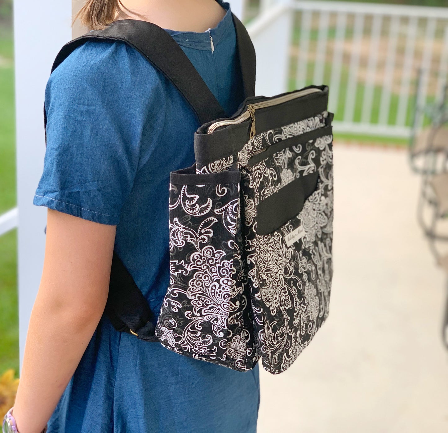 Black & Charcoal Everyday Backpack