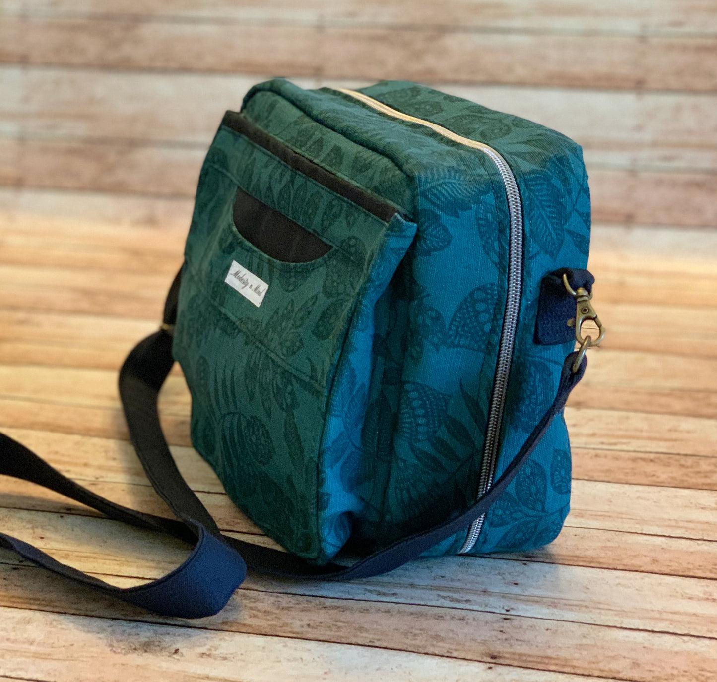 Ready to Ship | Green Foliage Bible Bag