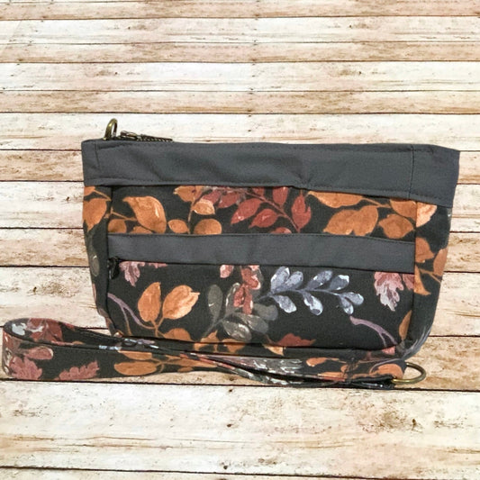 Autumn Leaves Mini Wristlet Wallet