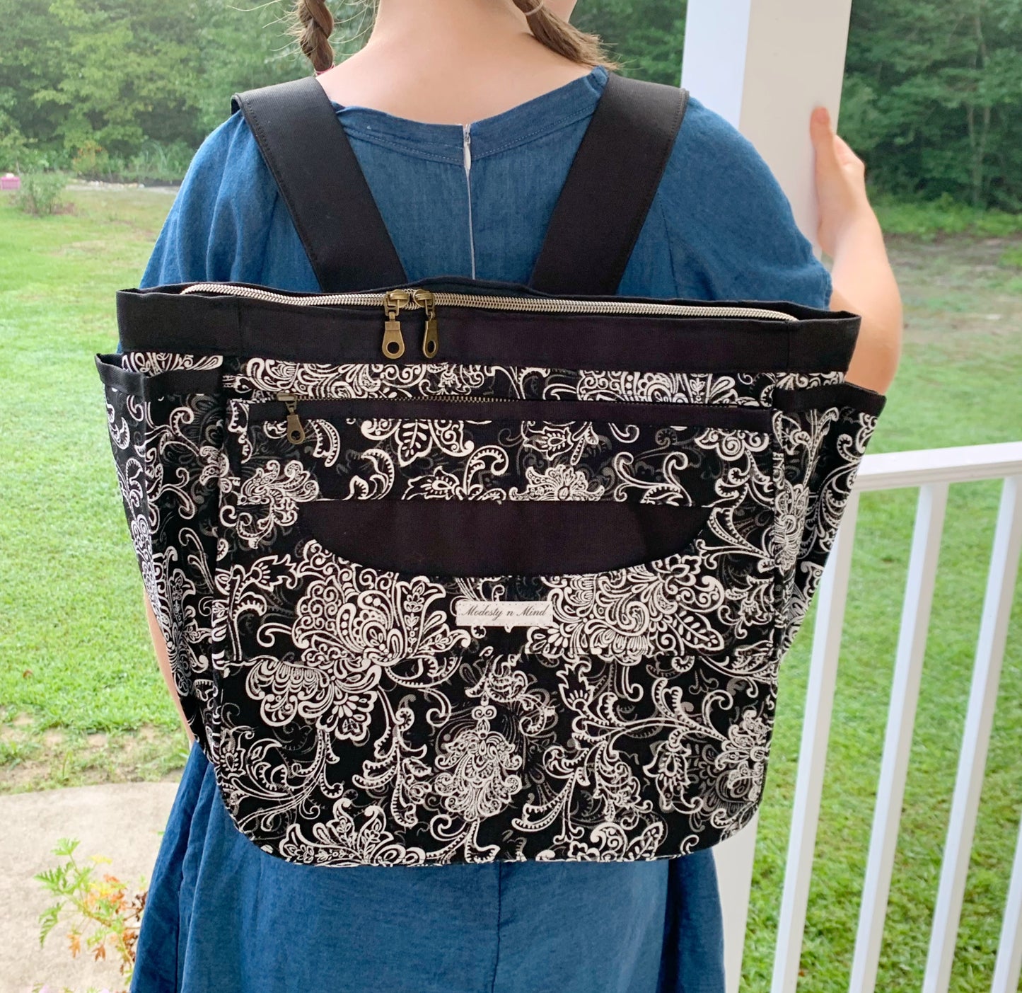 Black & Charcoal Everyday Backpack