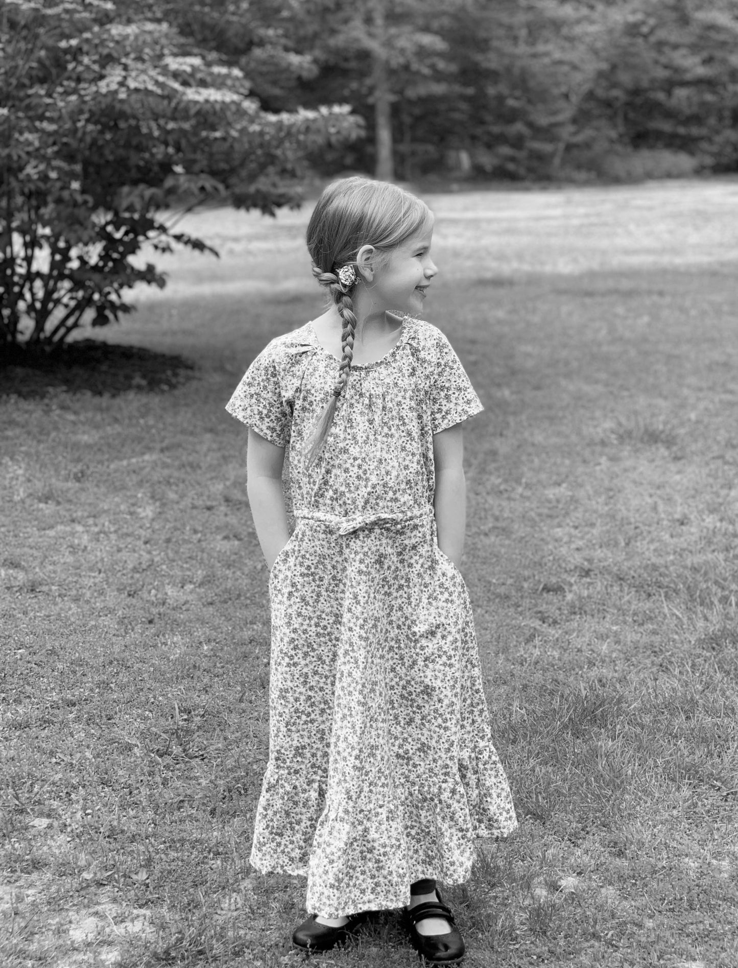 Girls’ Denim Modern Prairie Style Dress