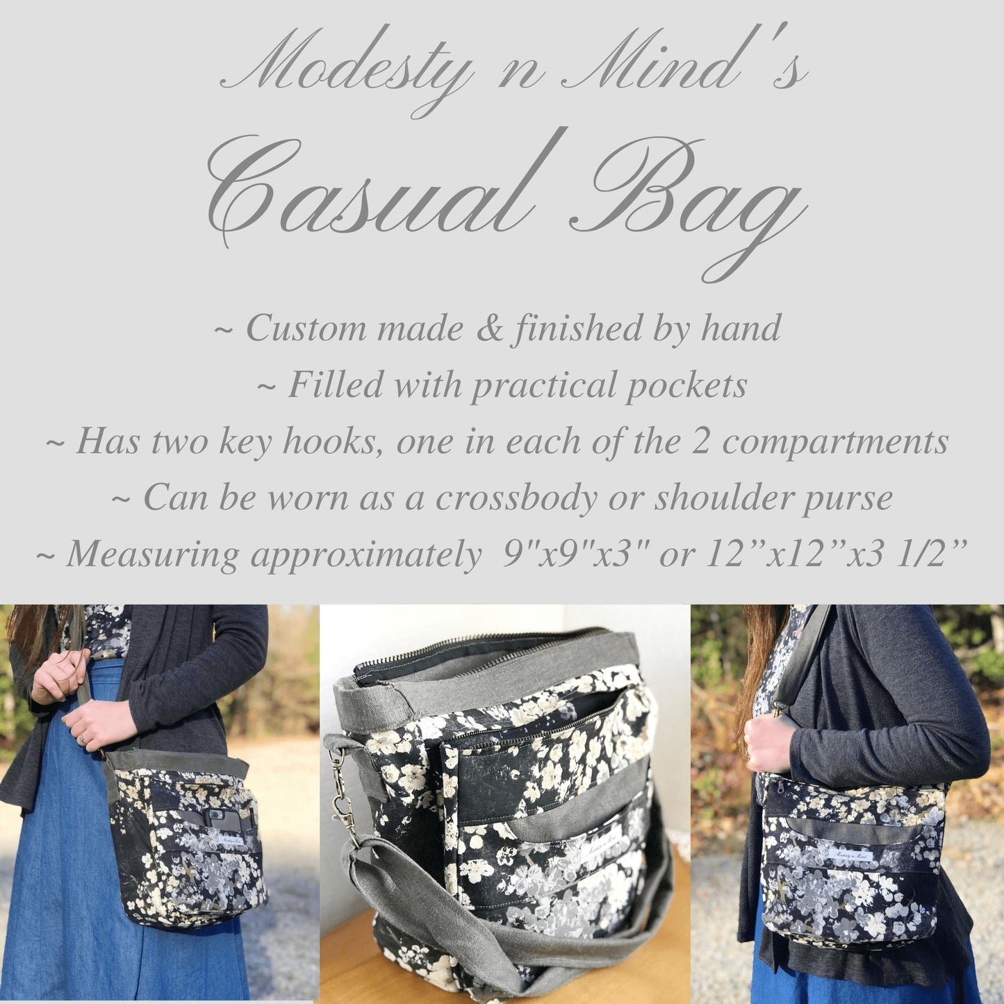 Ready to Ship Casual Bag & Bible Cover Set