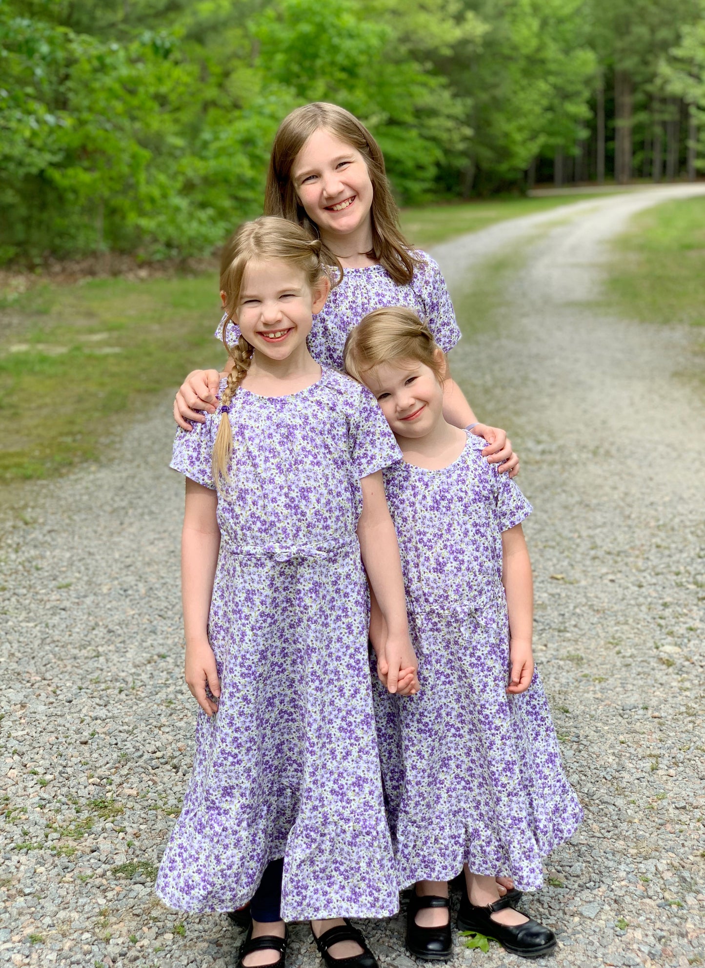 Girls’ Floral Modern Prairie Style Dress