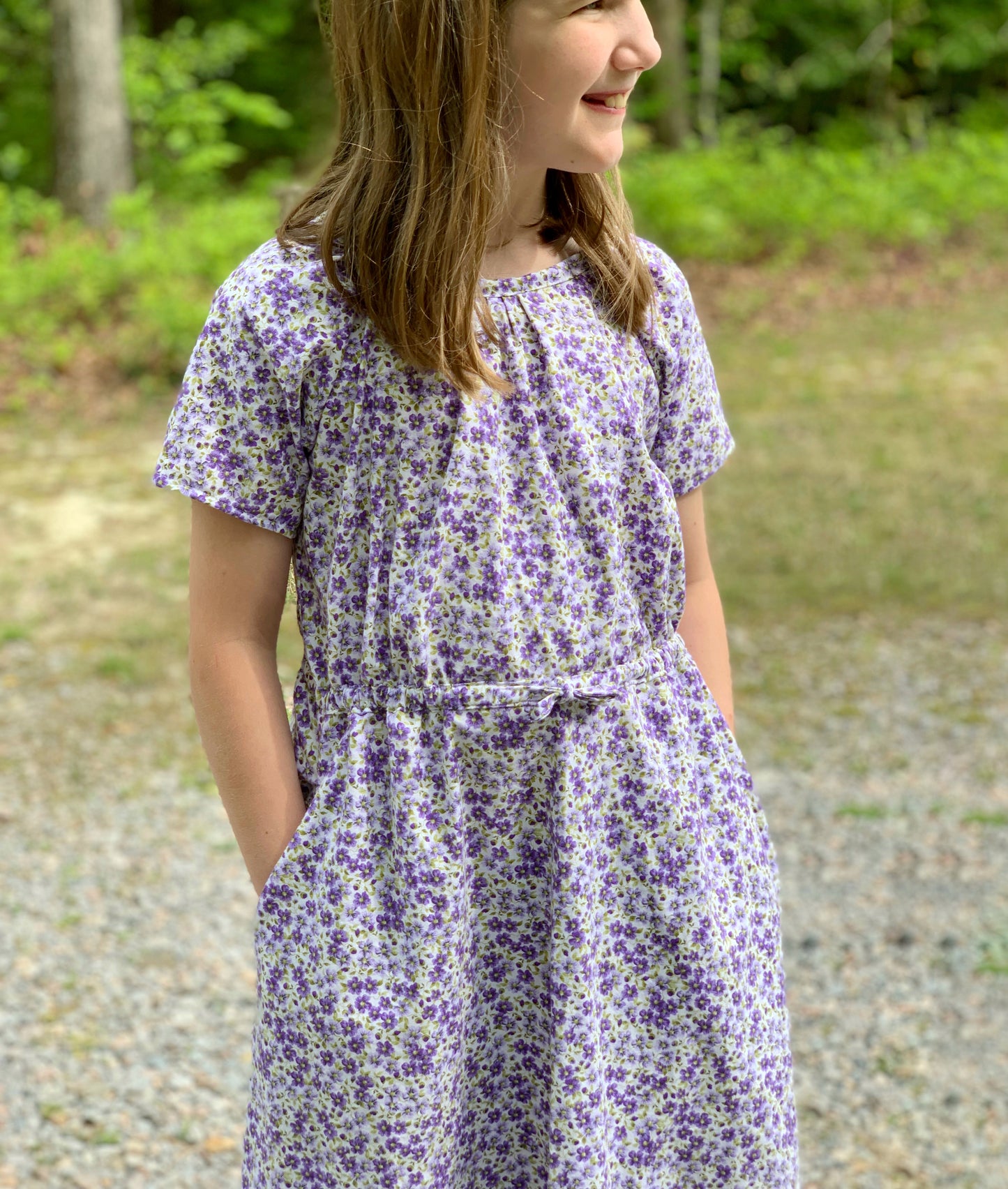 Girls’ Floral Modern Prairie Style Dress