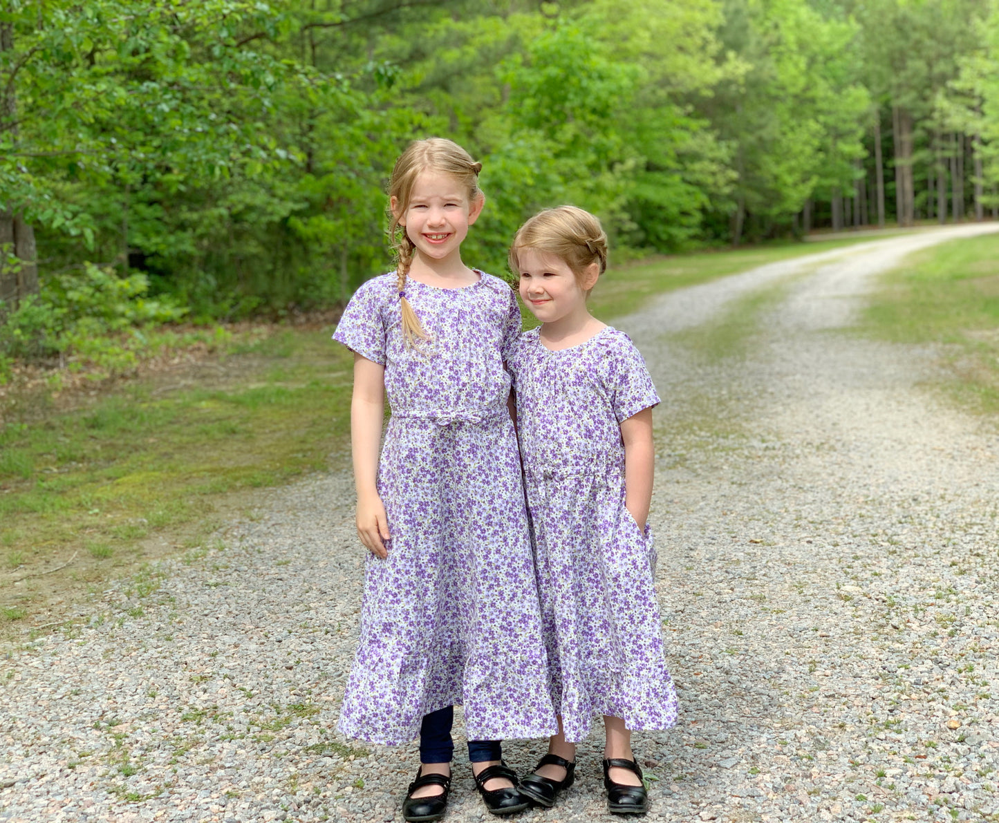Girls’ Floral Modern Prairie Style Dress