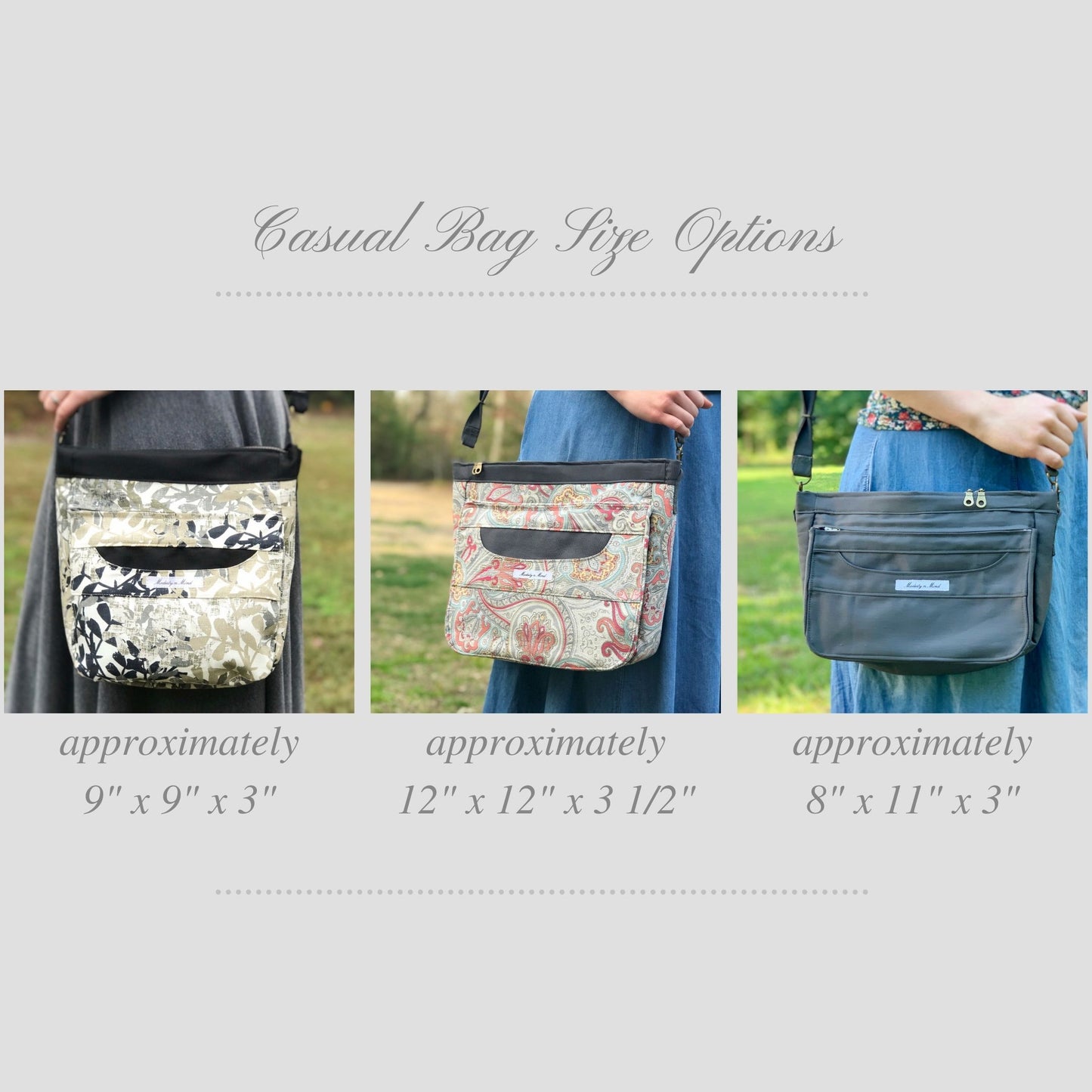 Solid Color Casual Bags