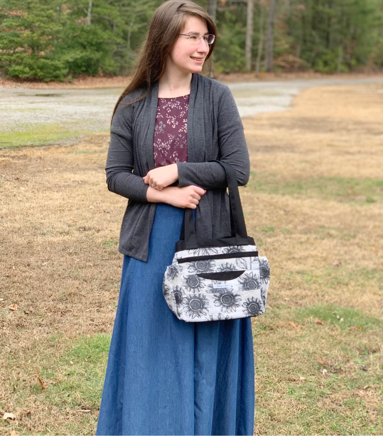 Sunflower Mini Everything Tote