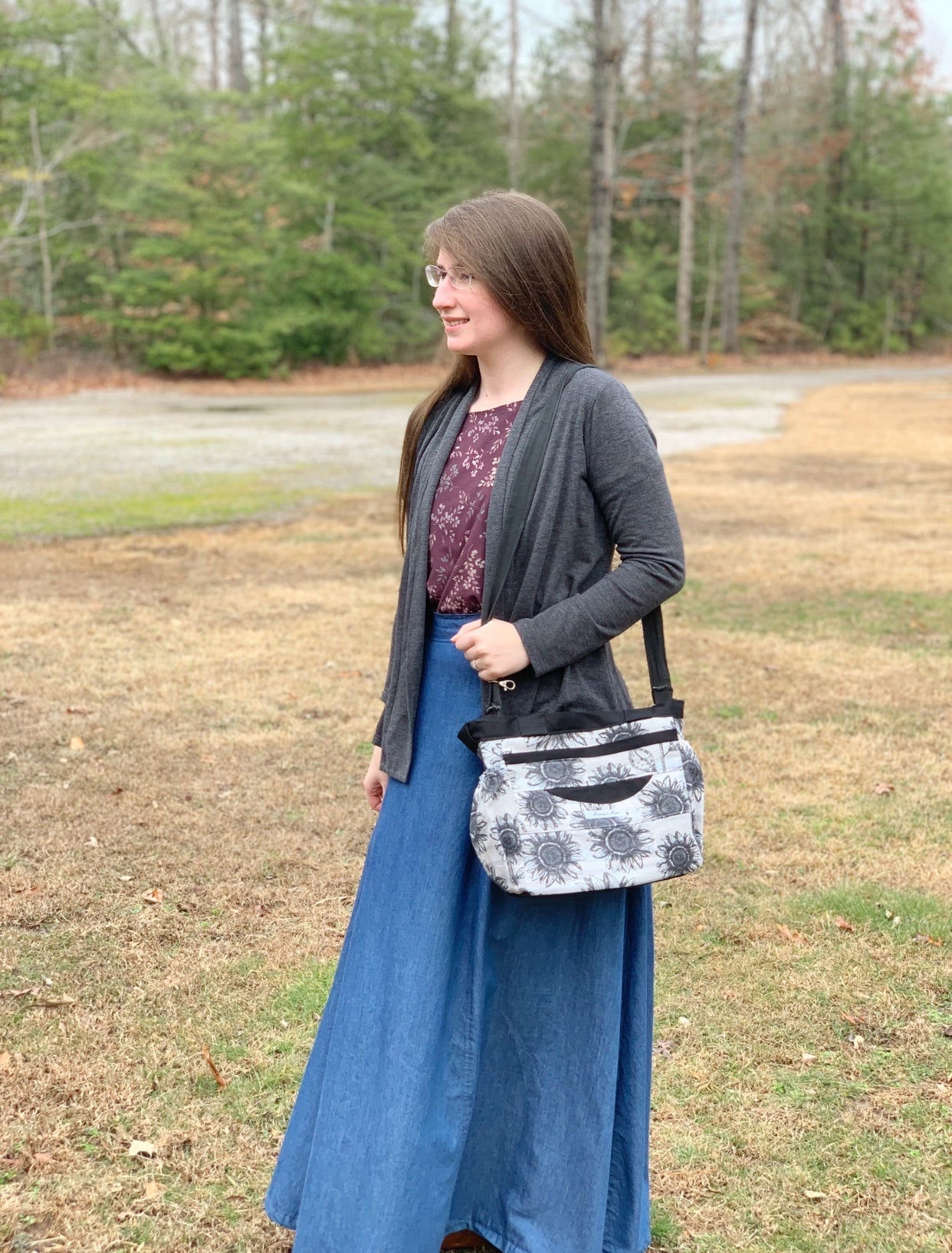 Sunflower Mini Everything Tote