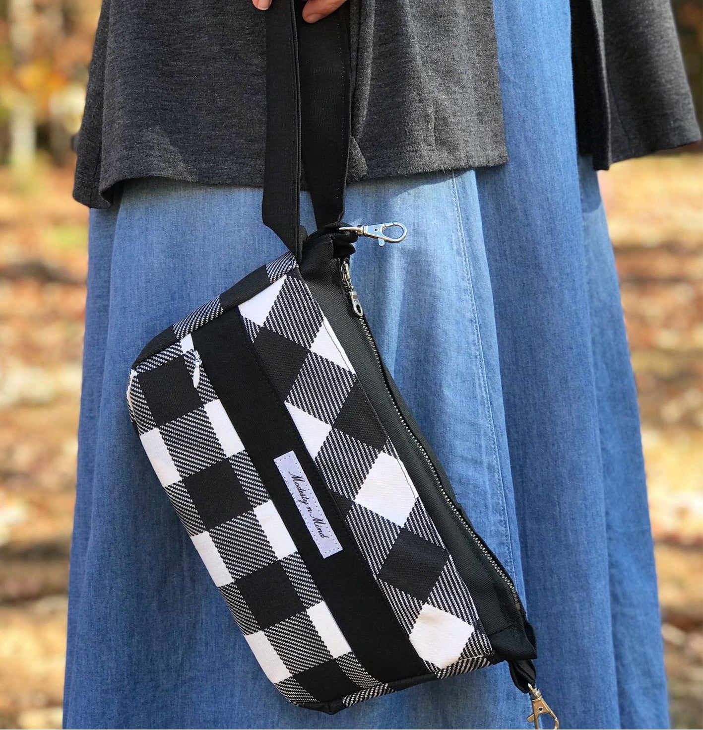 Buffalo Plaid Casual Wristlet