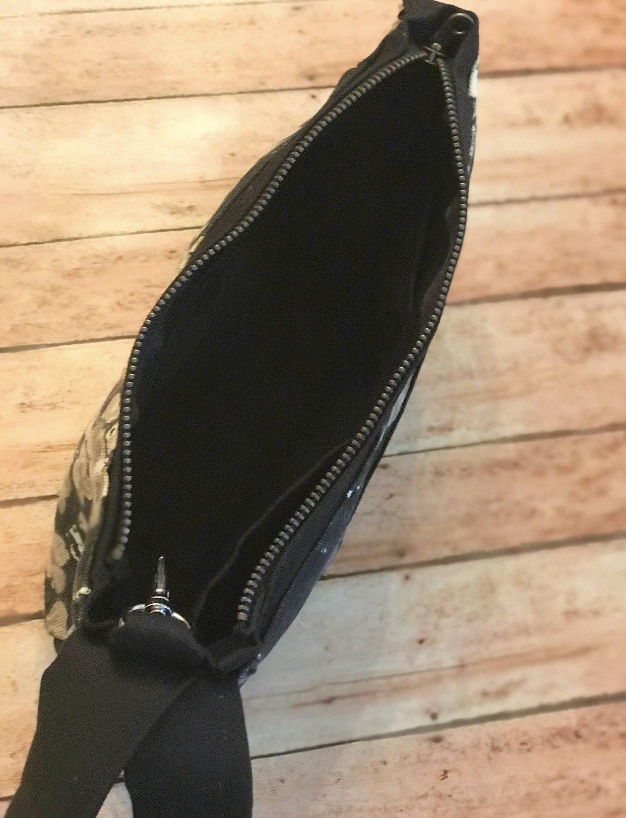 Floral & Black Casual Wristlet-Modesty n Mind-Made to Order,Wristlets