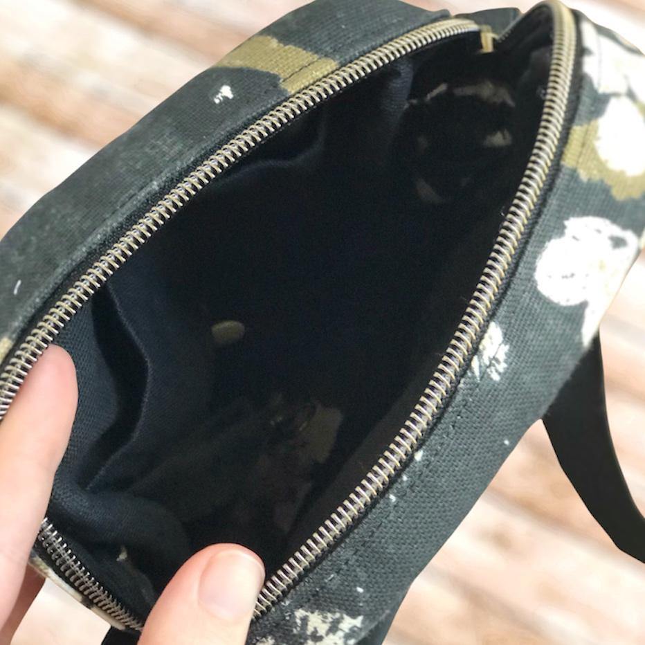 Floral & Black Simple Crossbody-Modesty n Mind-Made to Order,Purses