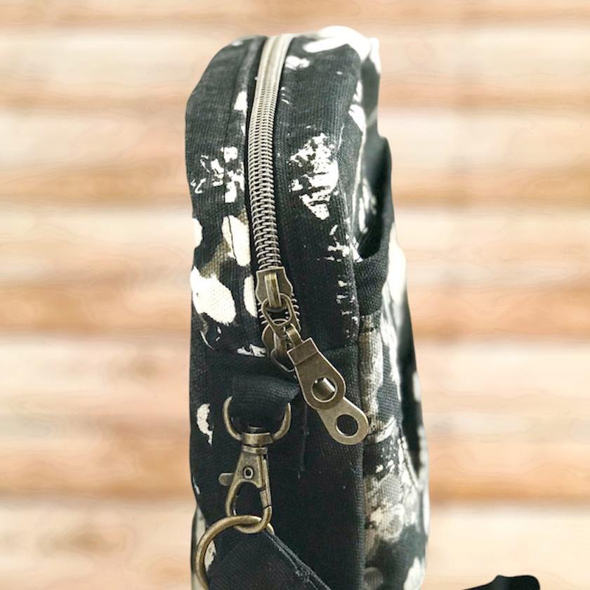 Floral & Black Simple Crossbody-Modesty n Mind-Made to Order,Purses