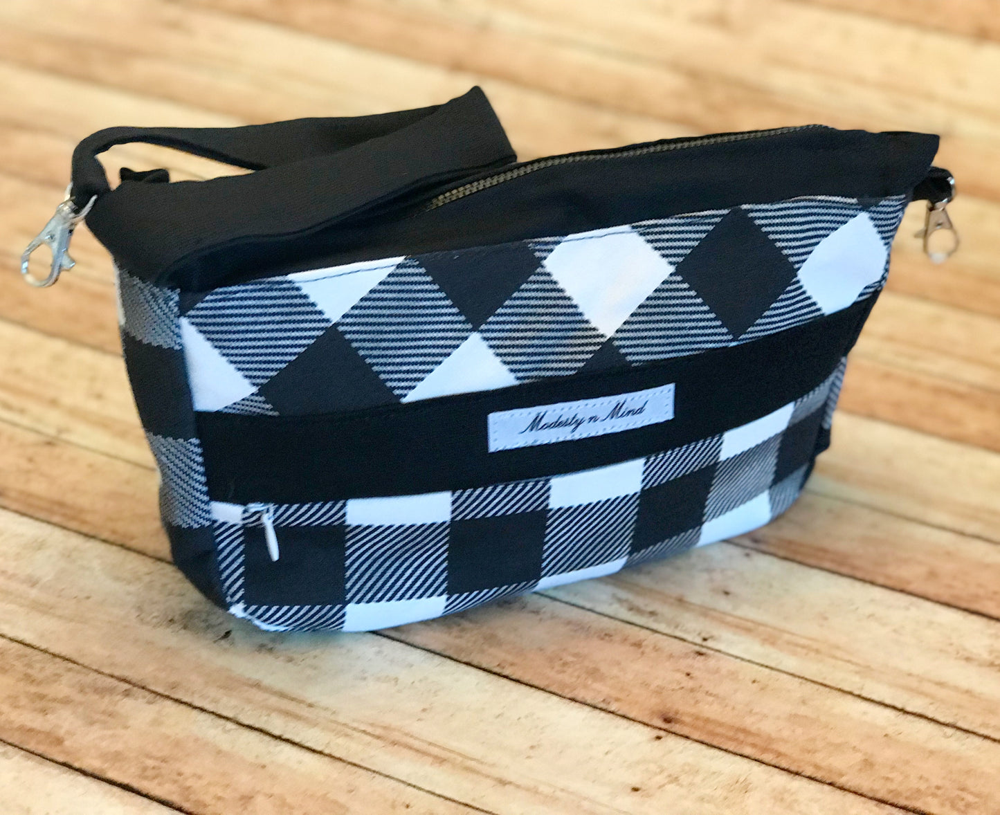 Buffalo Plaid Casual Wristlet