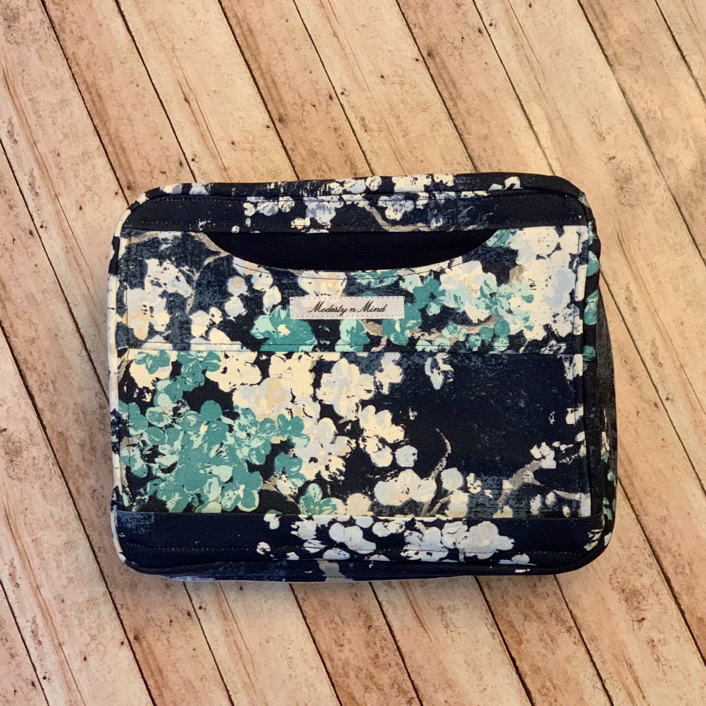 Blue Floral Bible Cover