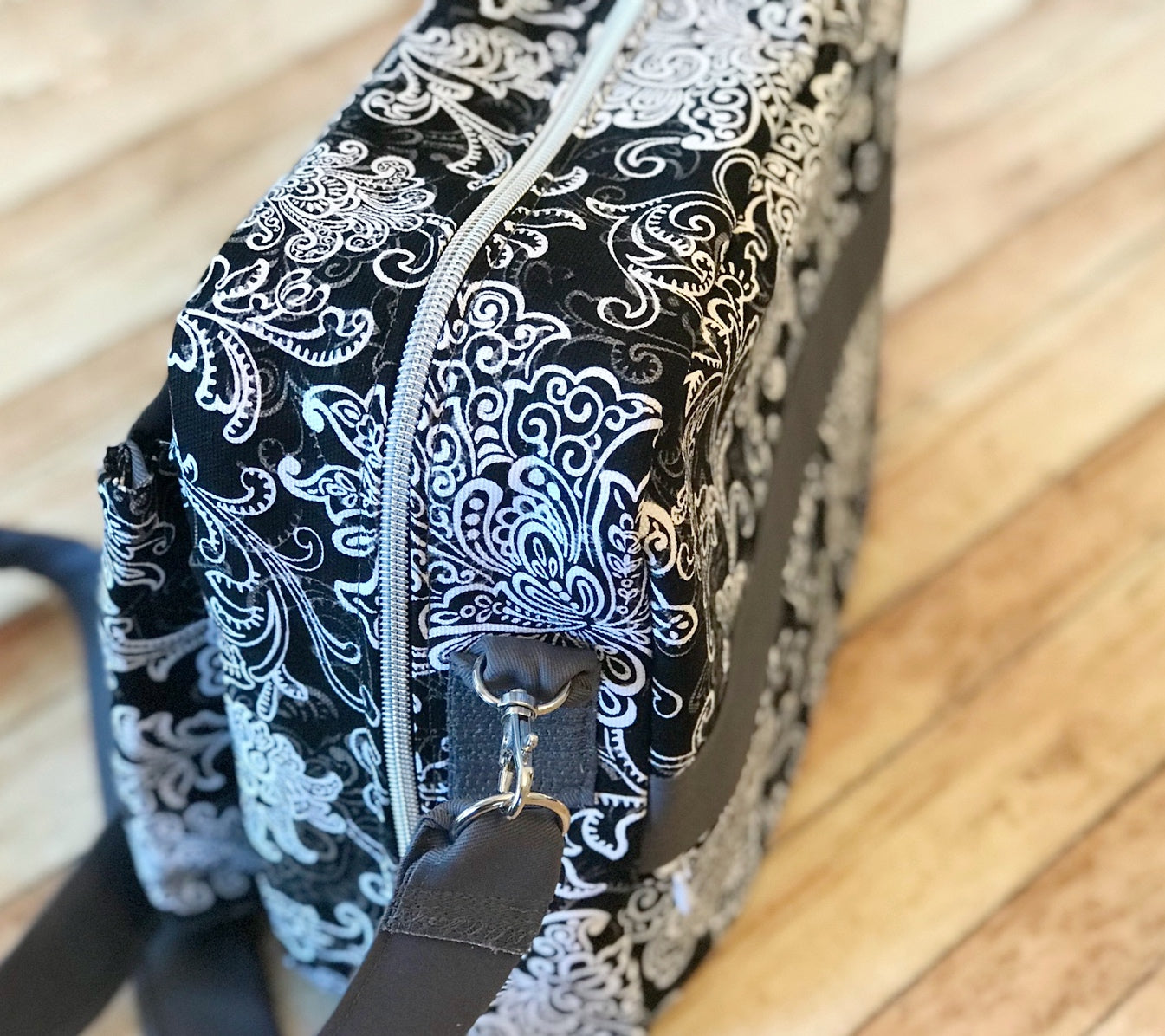 Charcoal & Black Bible Bag