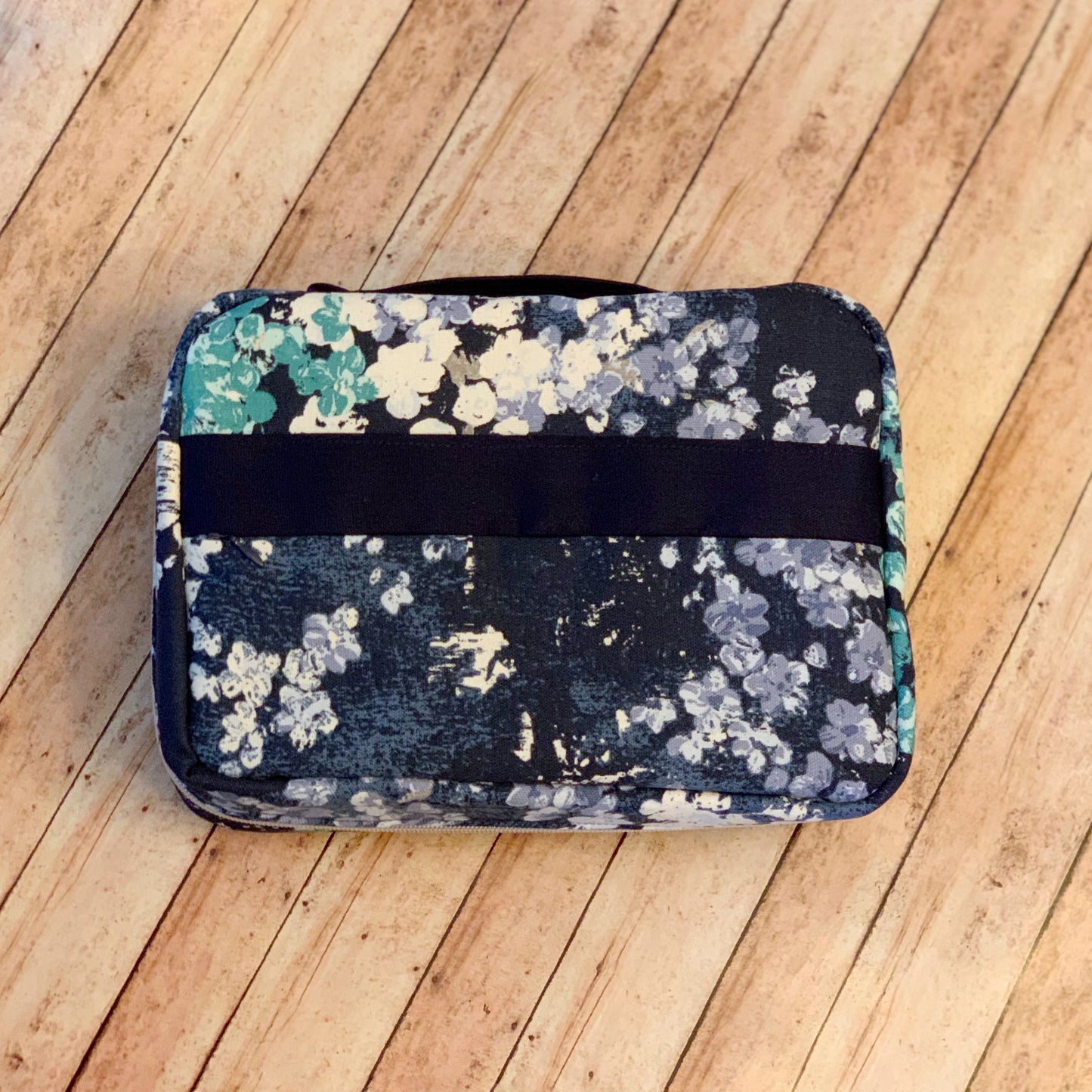 Blue Floral Bible Cover