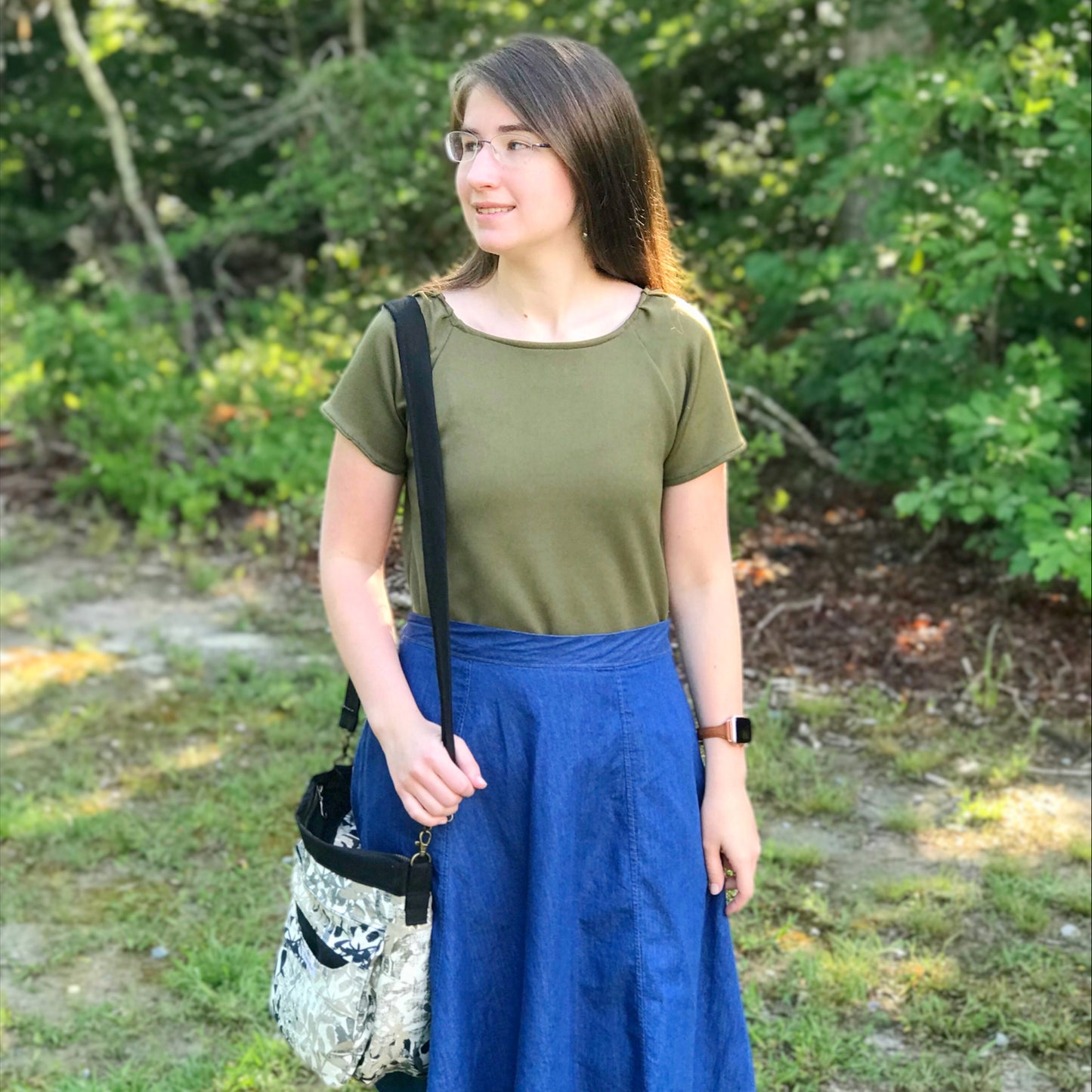 Midi Length Evelyn Style Skirt
