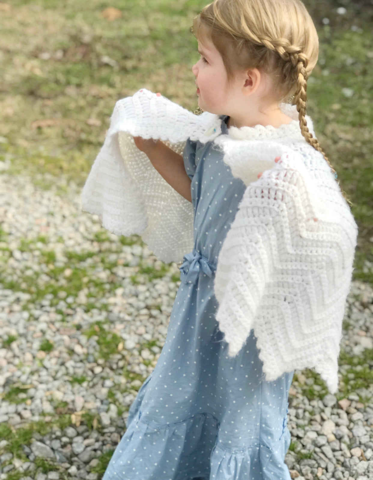 Girls’ Polkadot Modern Prairie Style Dress