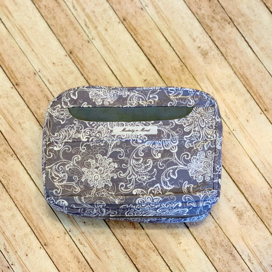 Gray & White Bible Cover