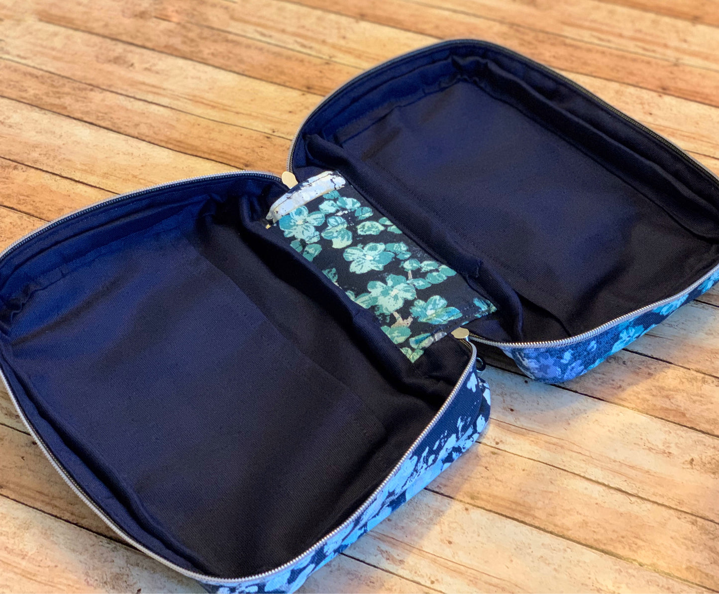 Blue Floral Bible Cover