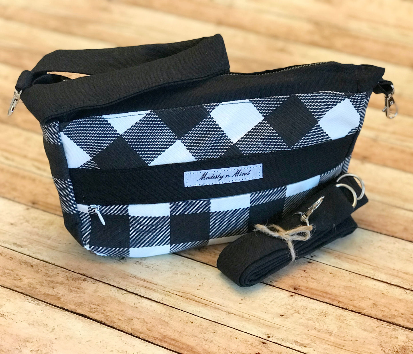 Buffalo Plaid Casual Wristlet