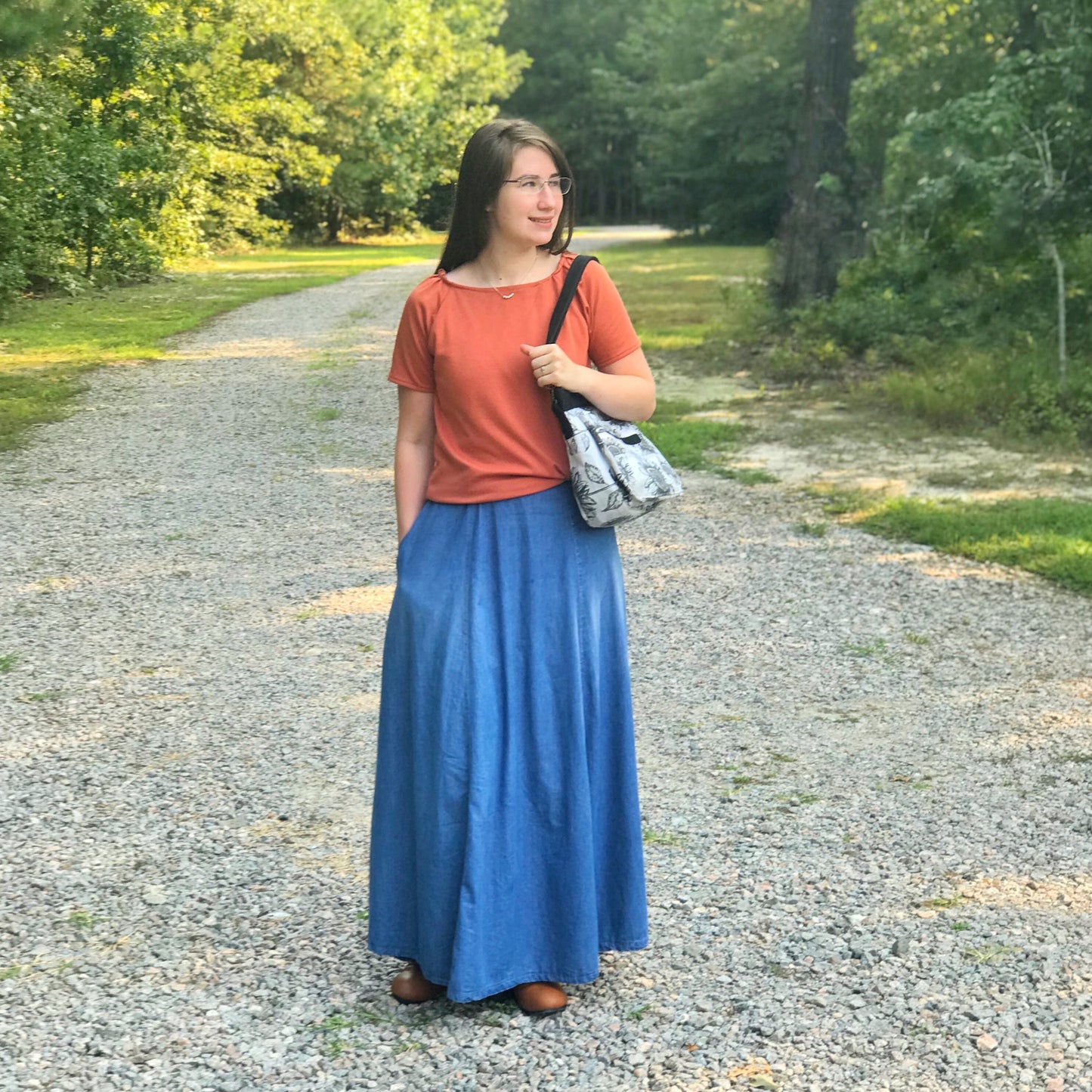 Maxi Length Evelyn Style Skirt