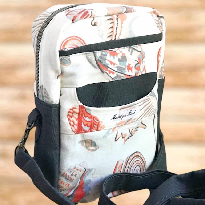 Sea Shells Simple Crossbody-Modesty n Mind-Made to Order,Purses