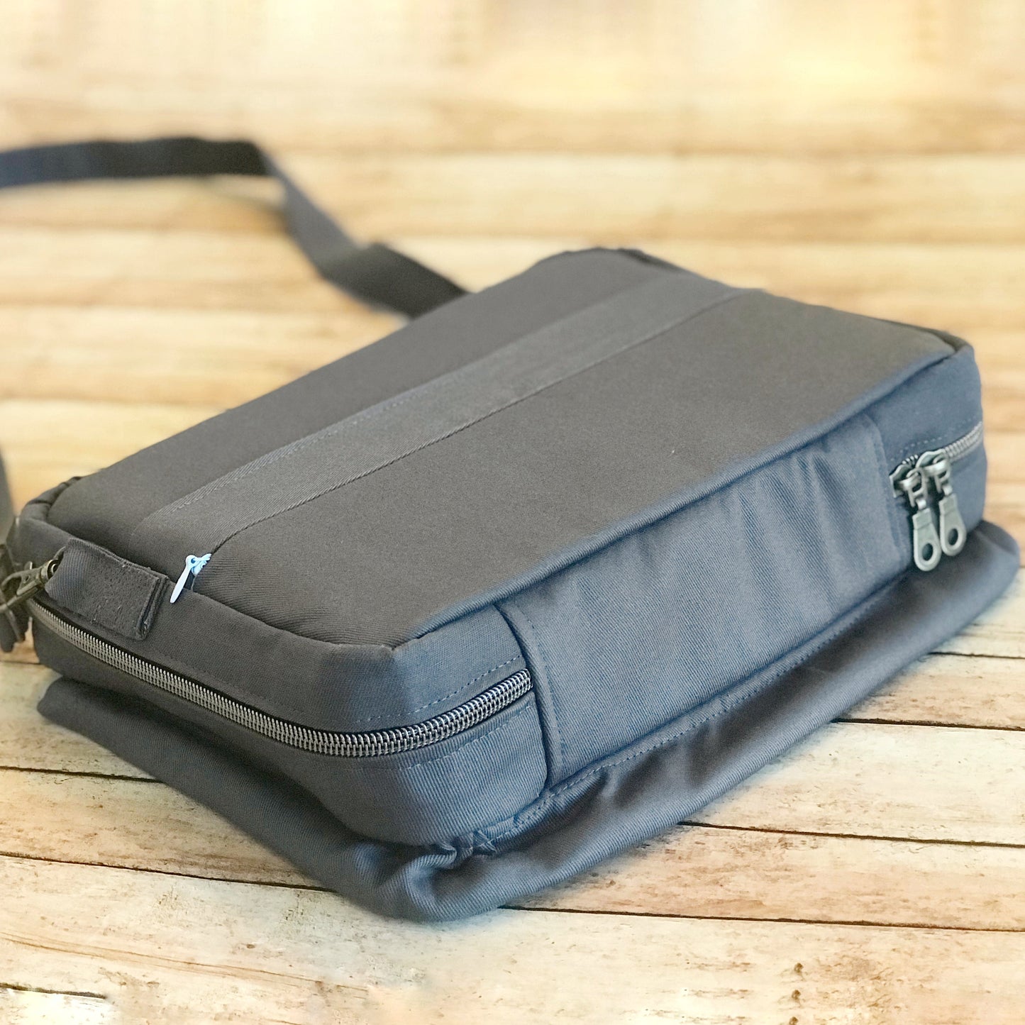 Solid Gray Bible Bag