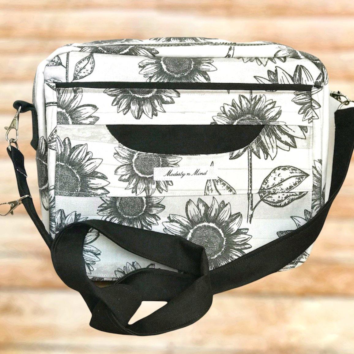 Sunflower Bible Bag-Modesty N Mind-Bible Cover Purse