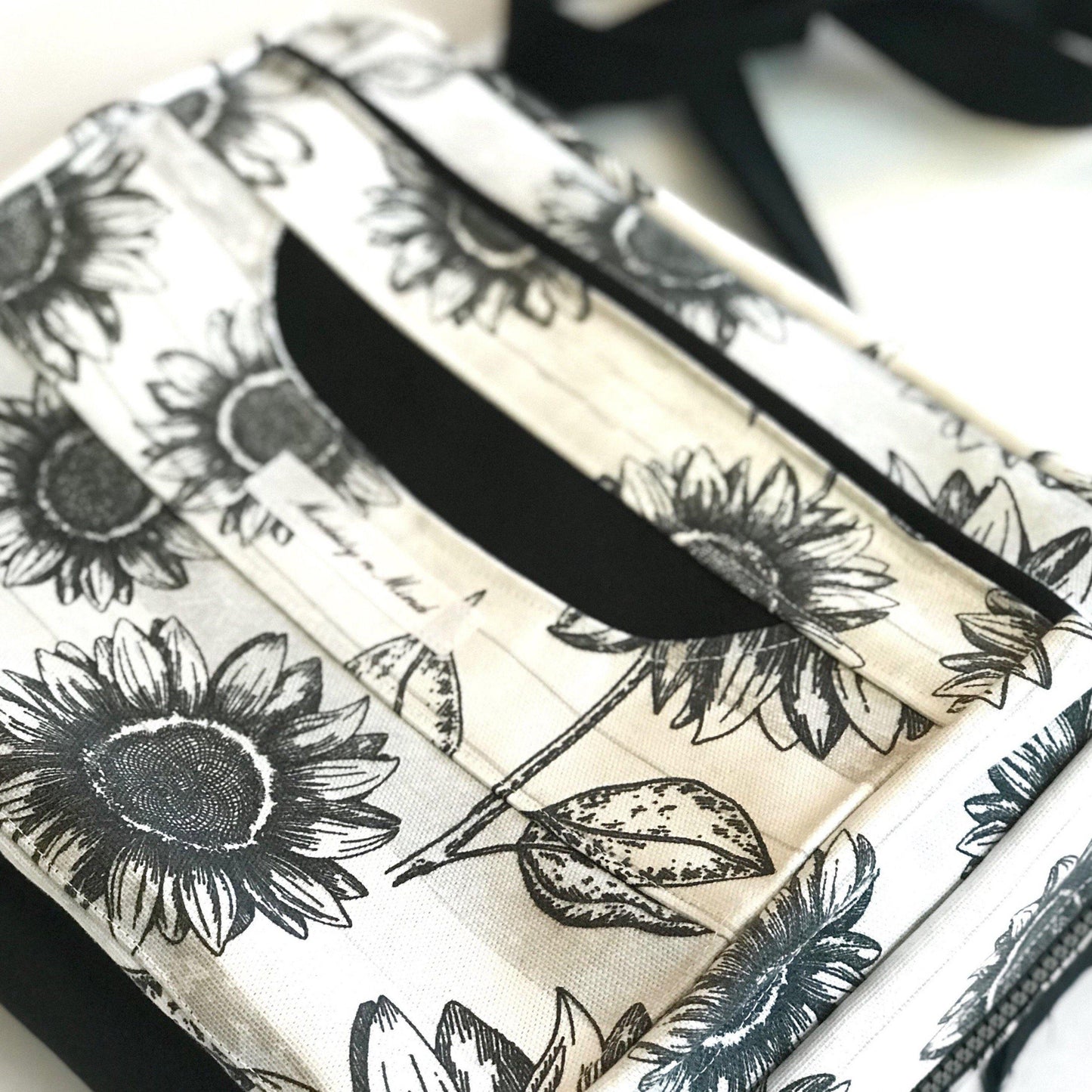 Sunflower Bible Bag-Modesty N Mind-Close up Sunflower Bag