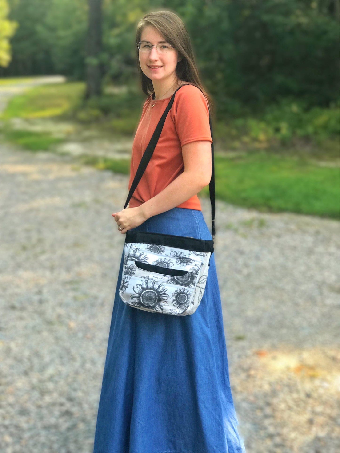 Sunflower Casual Bag-Modesty N Mind-Made to Order,Purses