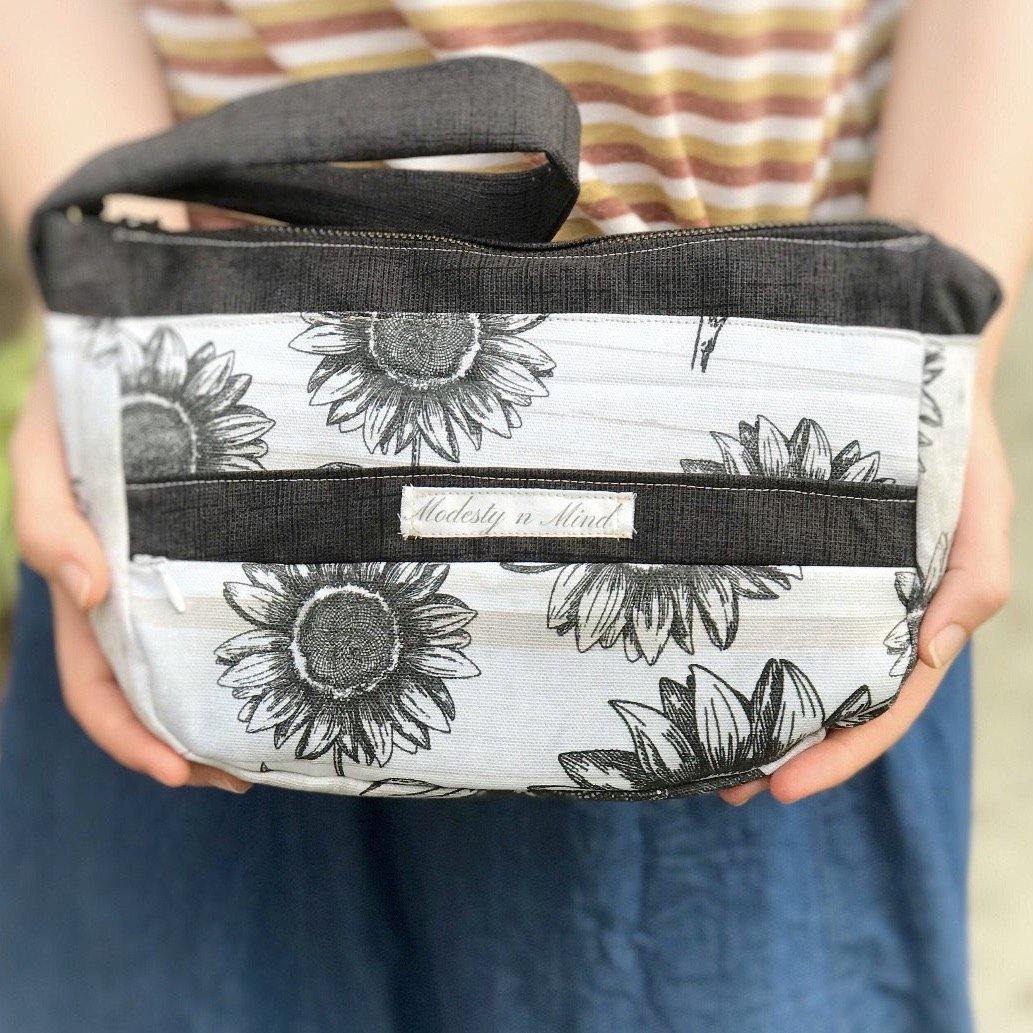 Sunflower Casual Wristlet-Modesty n Mind-Ready to Ship,Wristlets