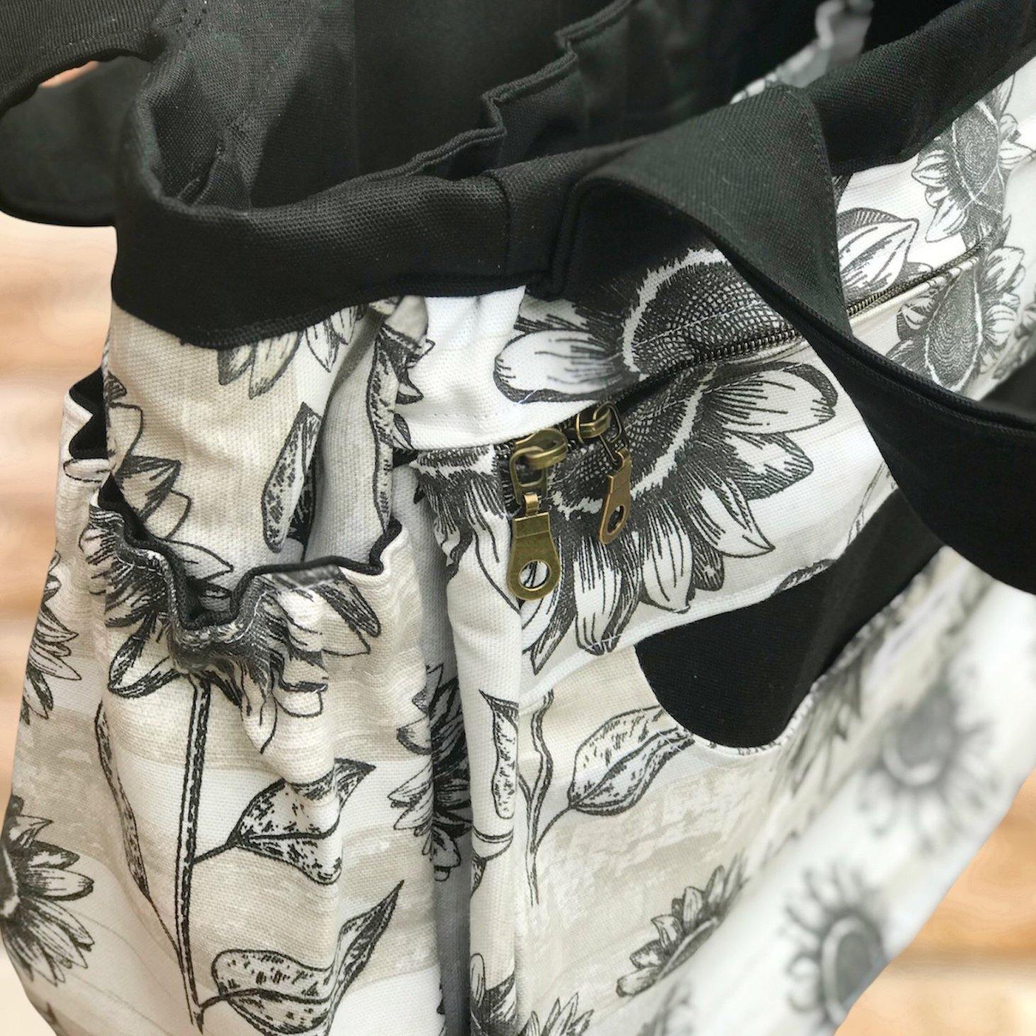 Sunflower Everything Tote-Modesty n Mind-Made to Order,Tote Bags