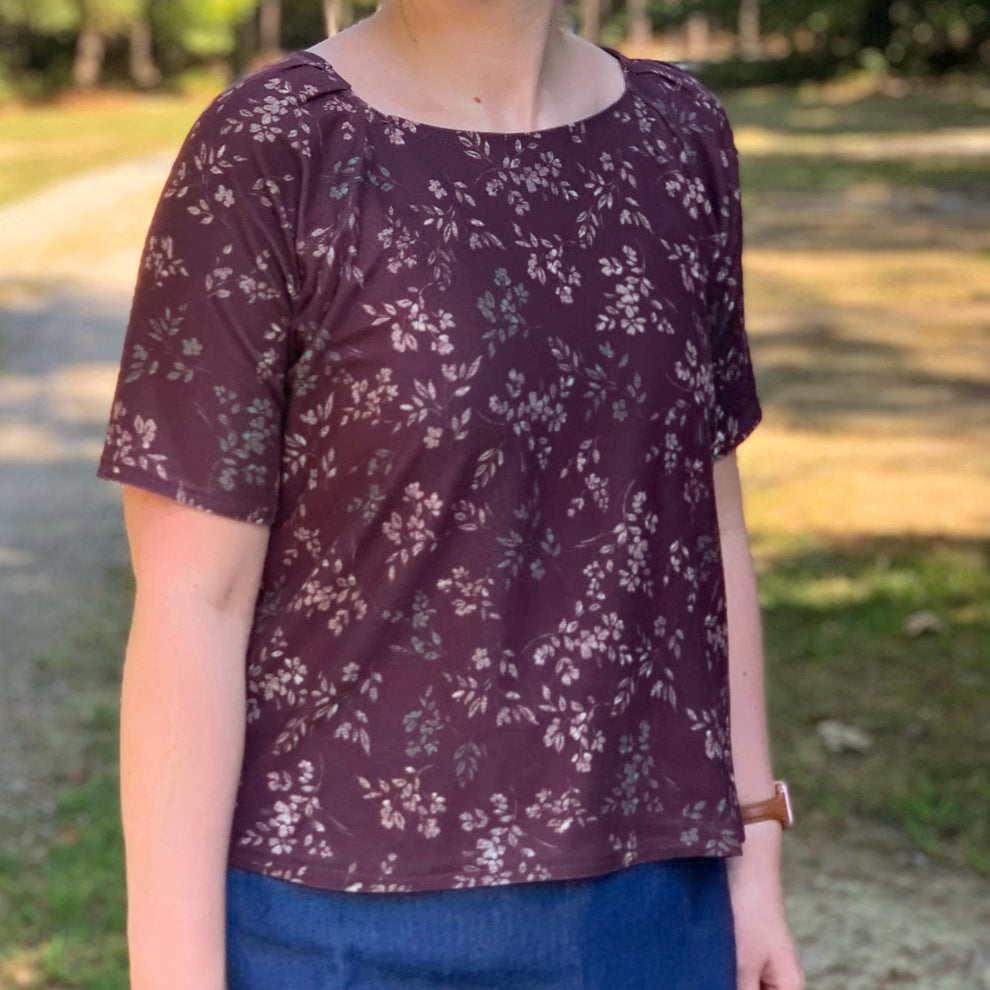 Modest Shirts for Women | Floral Neatly Gathers Shirt – Modesty n Mind