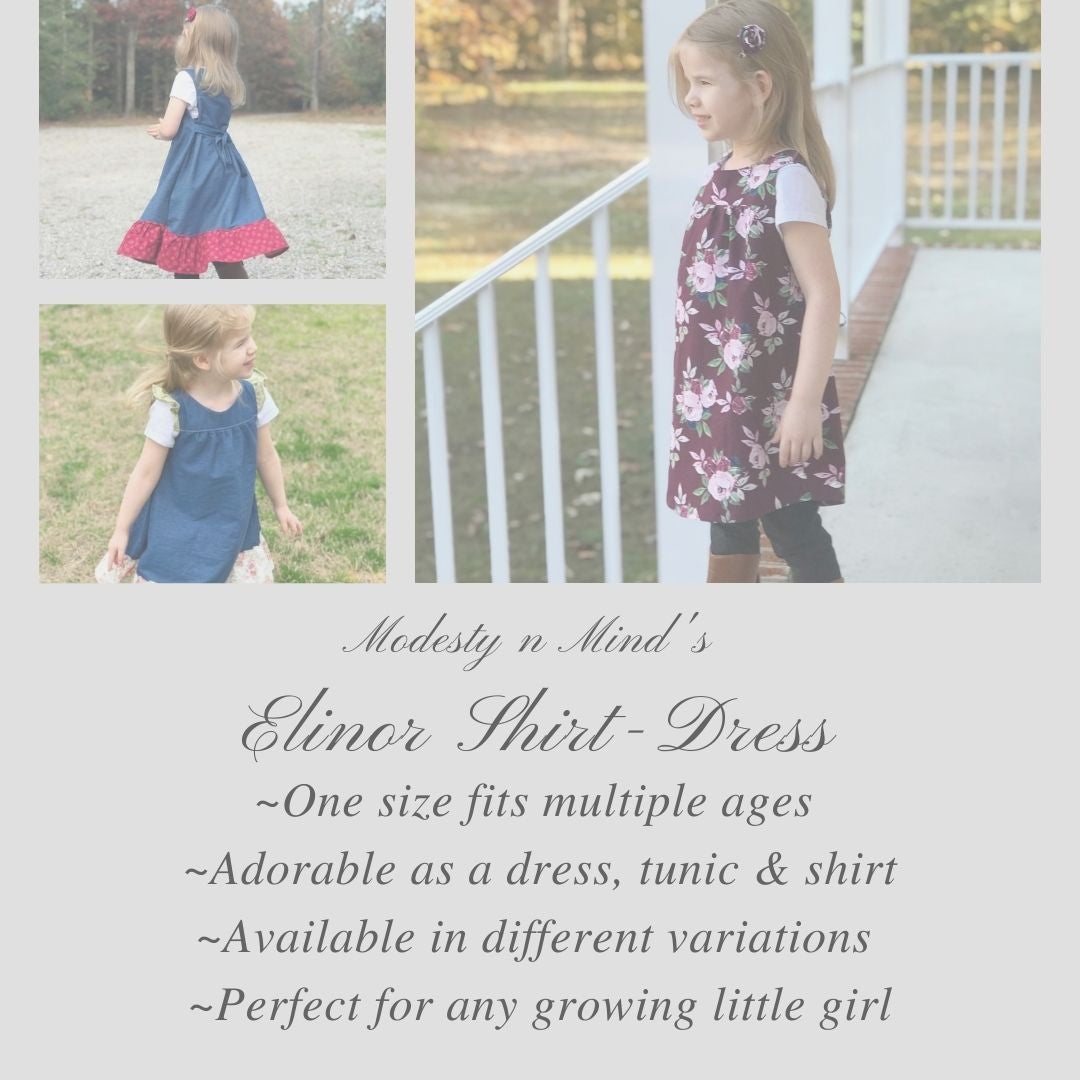 Denim & Snowflakes Elinor Shirt-Dress
