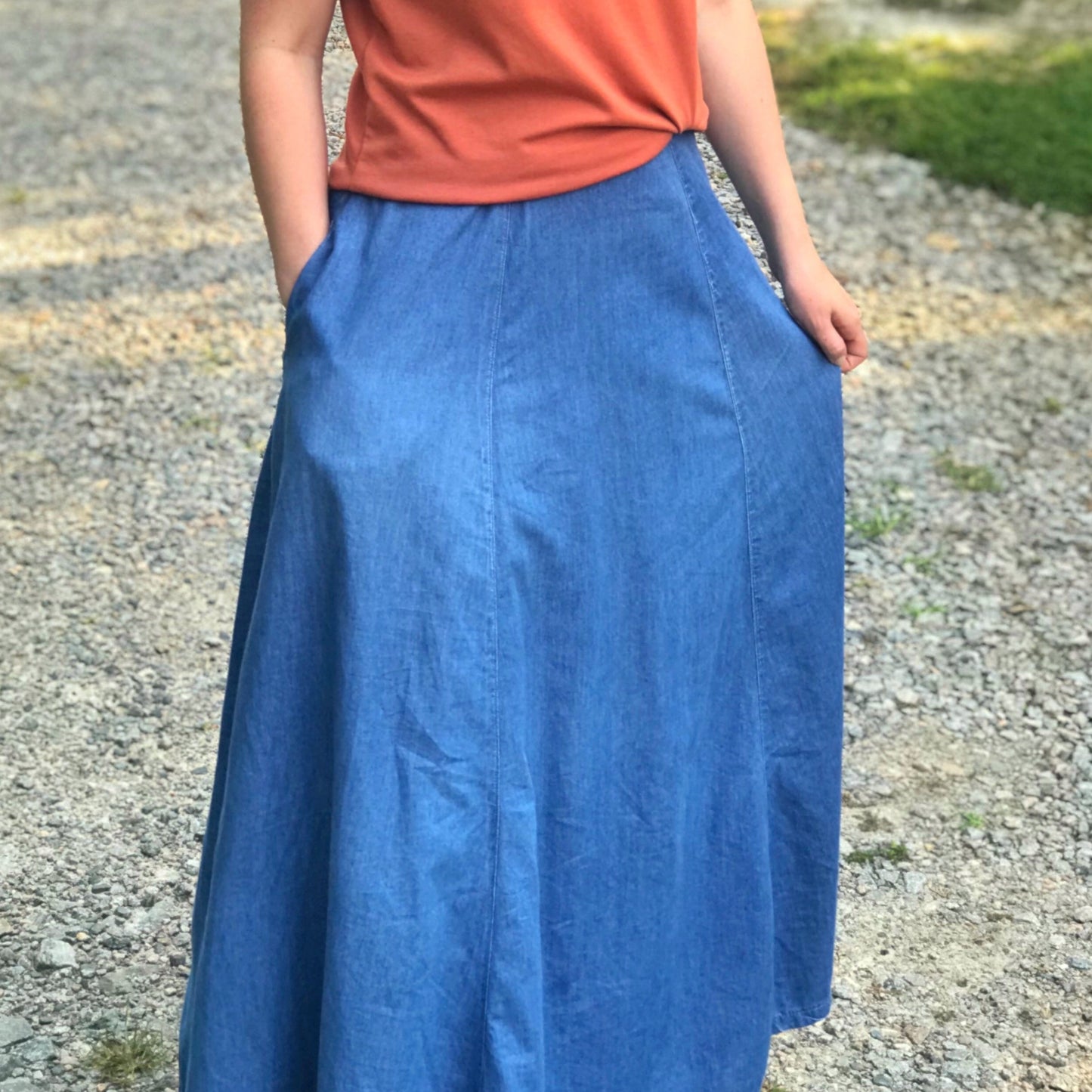 Maxi Length Evelyn Style Skirt