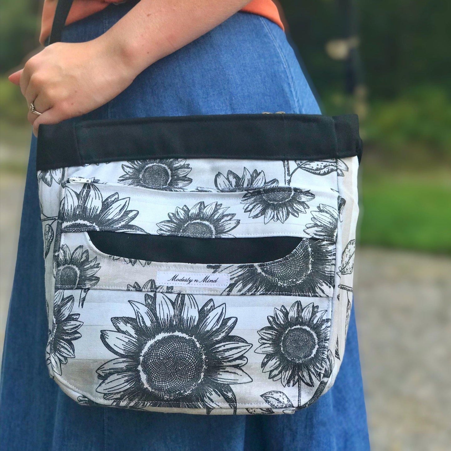 Sunflower Casual Bag-Modesty N Mind-Made to Order,Purses